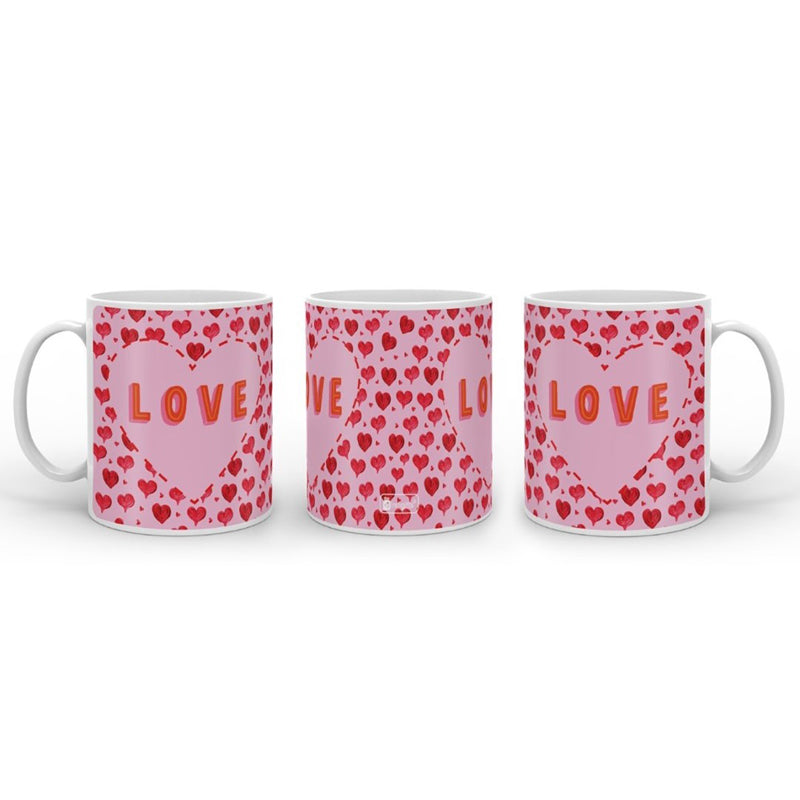 Buy Love Beauty Cushion Cover & Mug (300 ML) - Two Piece Set Gift Box from Vaaree