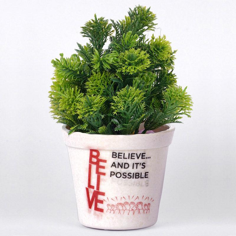 Buy Believe White Planter Pots & Planters from Vaaree