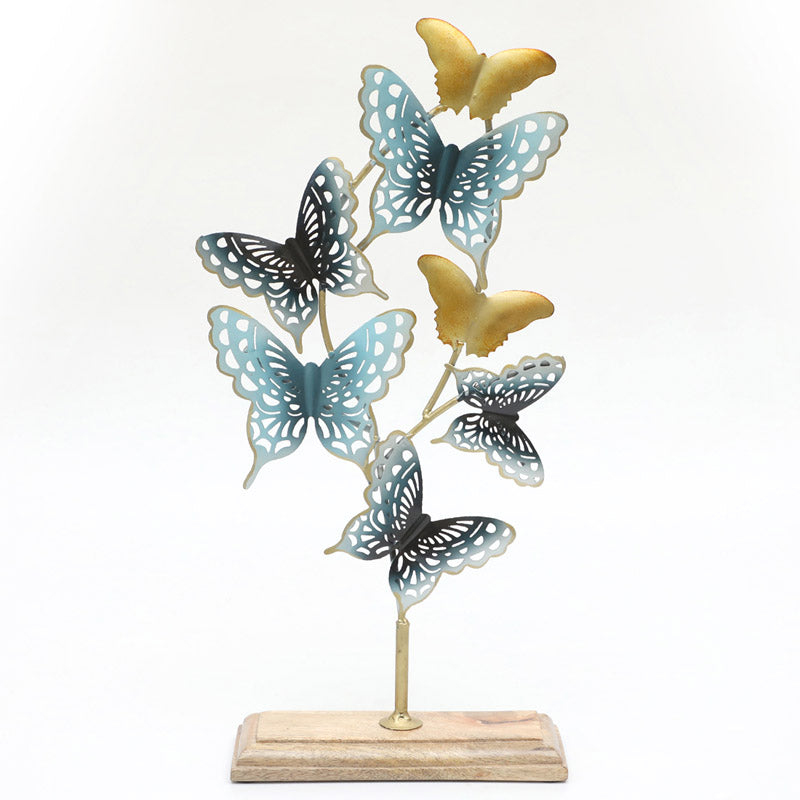 Buy Deyana Chrome Wings Showpiece Showpieces from Vaaree