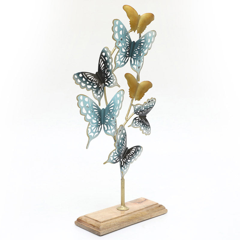 Buy Deyana Chrome Wings Showpiece Showpieces from Vaaree