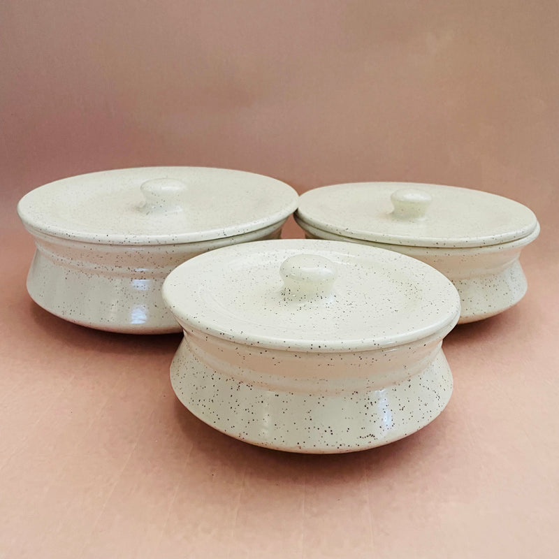 Casserole - Cedar Ceramic Casserole - Set Of Three