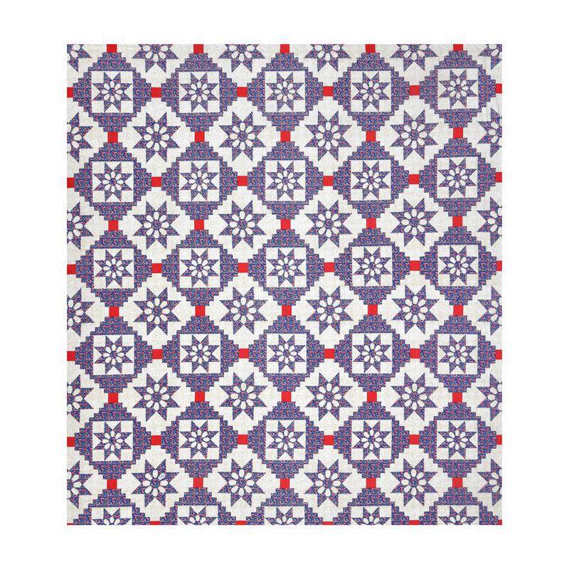 Buy Astrid Stellar Bedsheet - Purple & Red Bedsheets from Vaaree