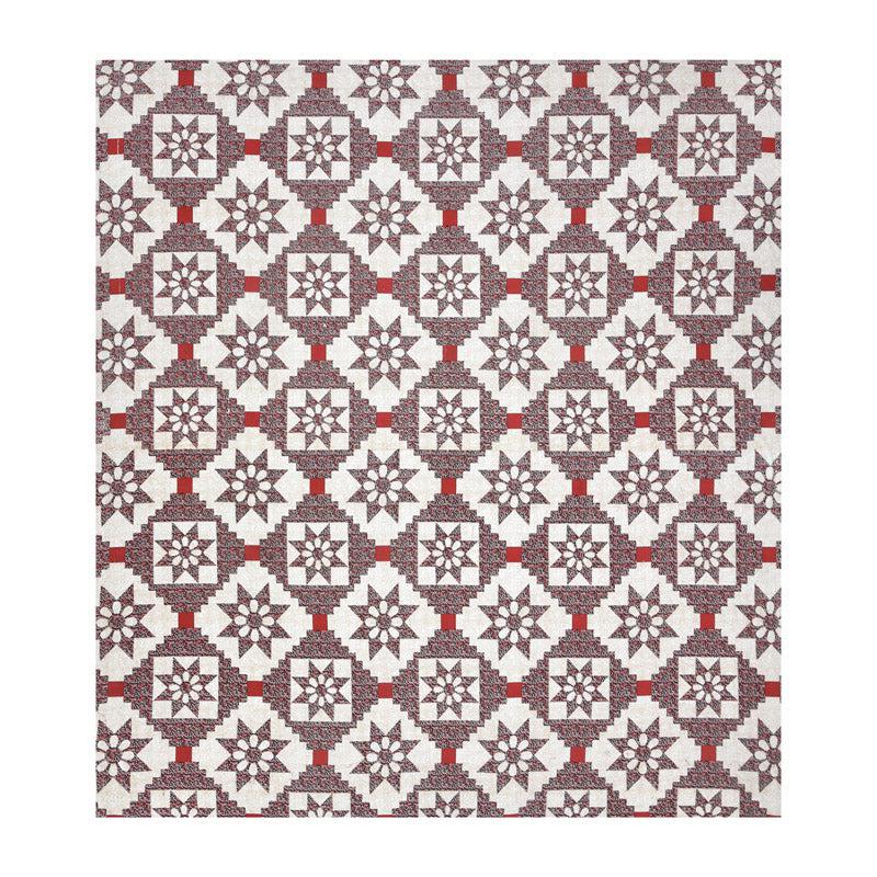 Buy Astrid Stellar Bedsheet - Brown & Red Bedsheets from Vaaree