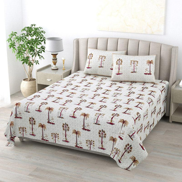 Buy Sienna Bedsheet - Brown Bedsheets from Vaaree