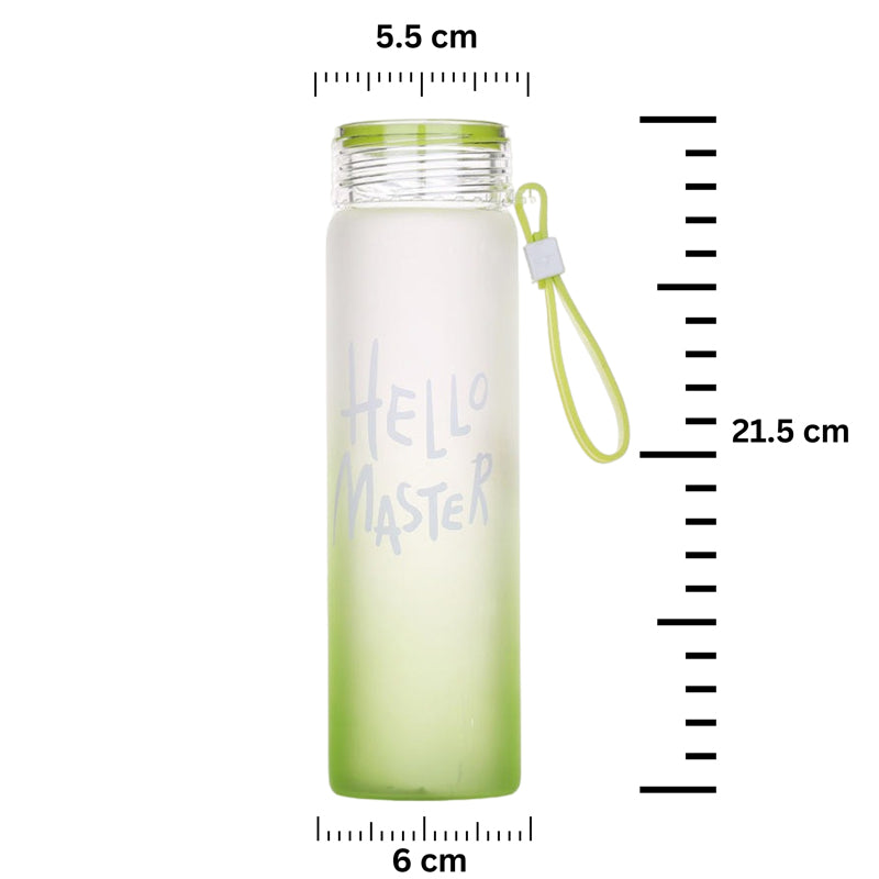 Bottle - Hello Master Water Bottle (400 ML) - Green