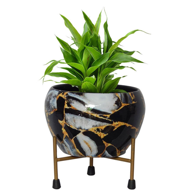 Buy Axl Smudge Planter With Stand Pots & Planters from Vaaree