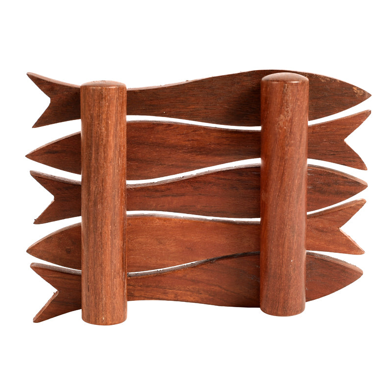 Buy Machli Wooden Coaster - Set Of Two Coasters from Vaaree