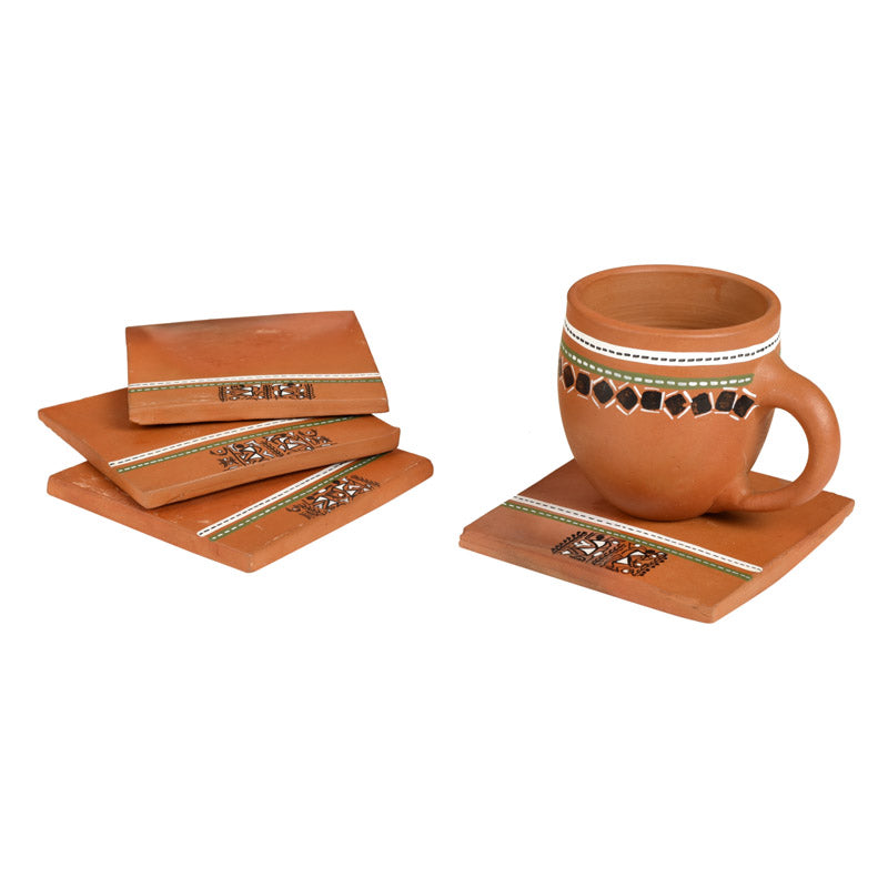 Buy Kamala Ethnic Coaster - Set of Four Coasters from Vaaree