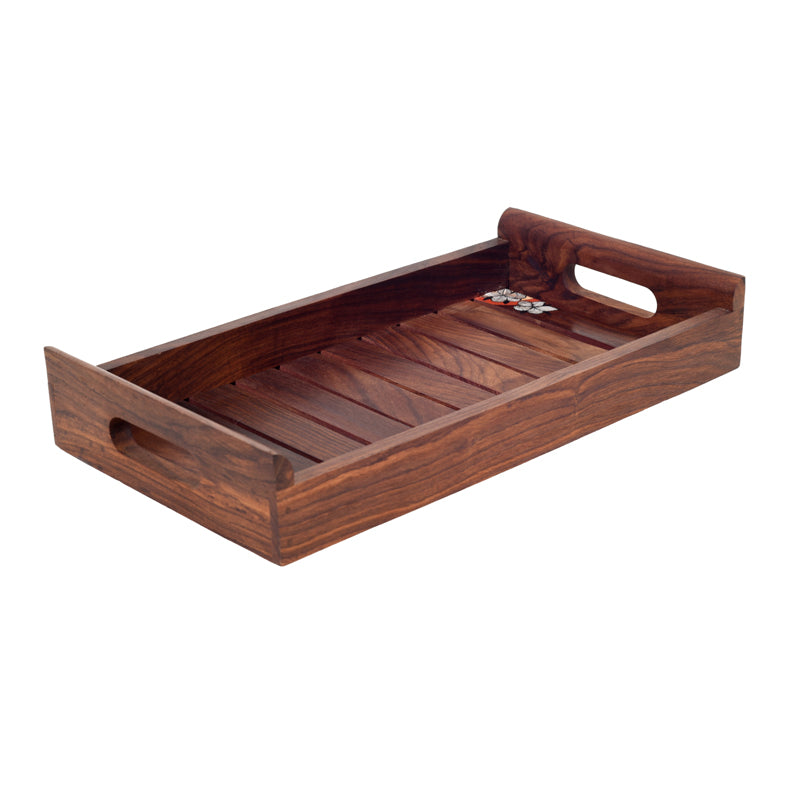 Buy Tiaro Handcrafted Serving Tray Serving Tray from Vaaree