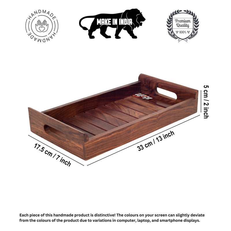 Buy Tiaro Handcrafted Serving Tray Serving Tray from Vaaree