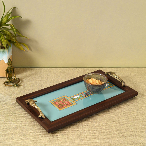 Serving Tray - Periwinkle Elephant Serving Tray