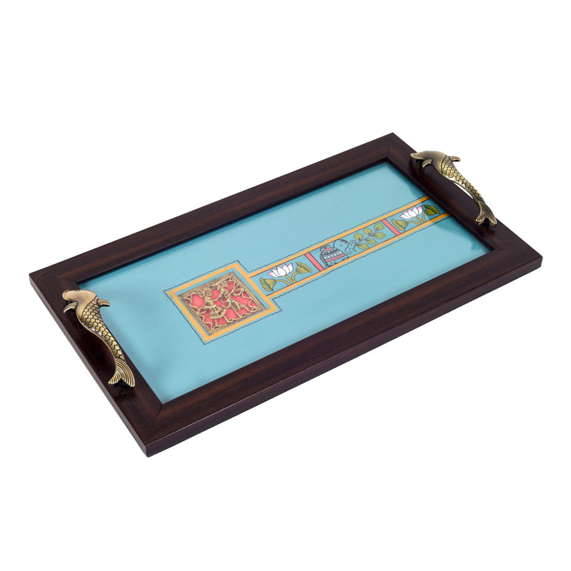 Serving Tray - Periwinkle Elephant Serving Tray