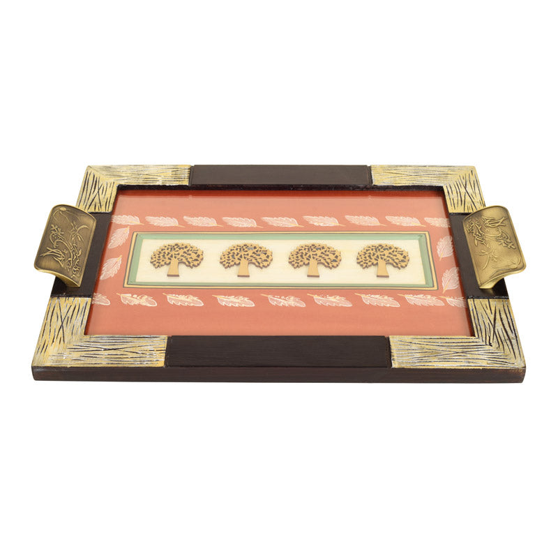 Buy Riyanshi Handcrafted Serving Tray Serving Tray from Vaaree