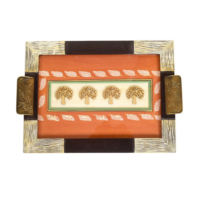 Buy Riyanshi Handcrafted Serving Tray Serving Tray from Vaaree