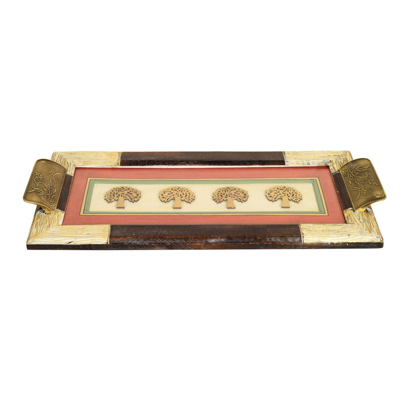 Buy Anara Handcrafted Serving Tray Serving Tray from Vaaree