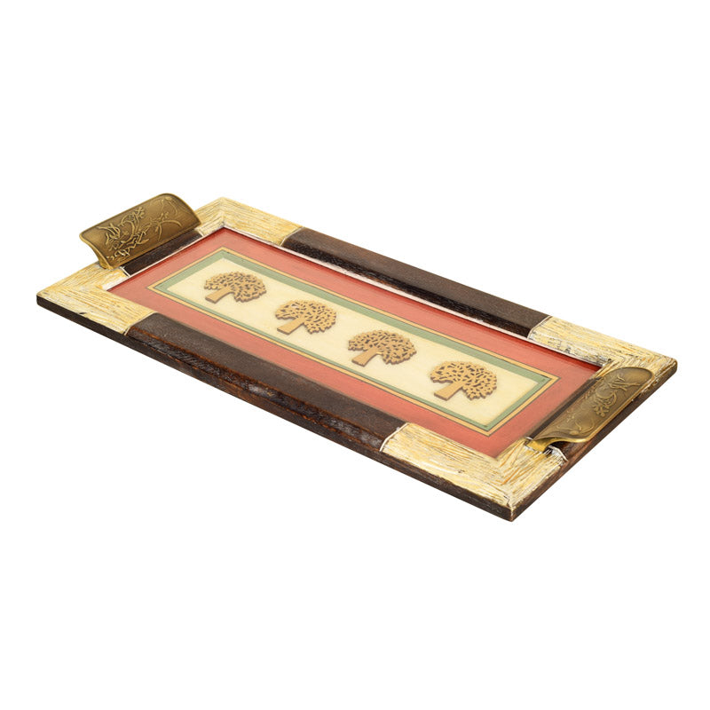 Buy Anara Handcrafted Serving Tray Serving Tray from Vaaree