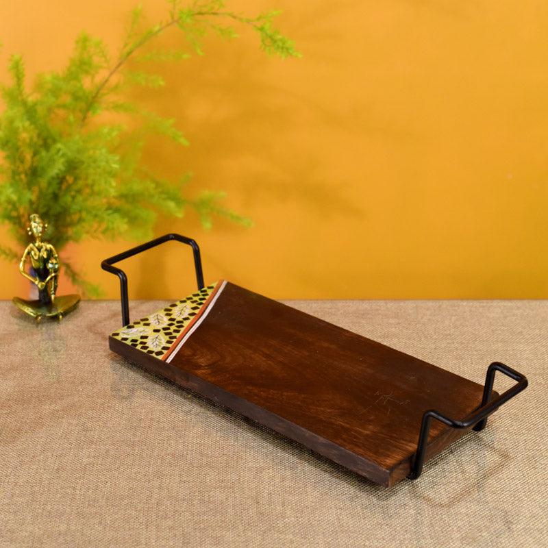 Buy Miko Wooden Tray Serving Tray from Vaaree