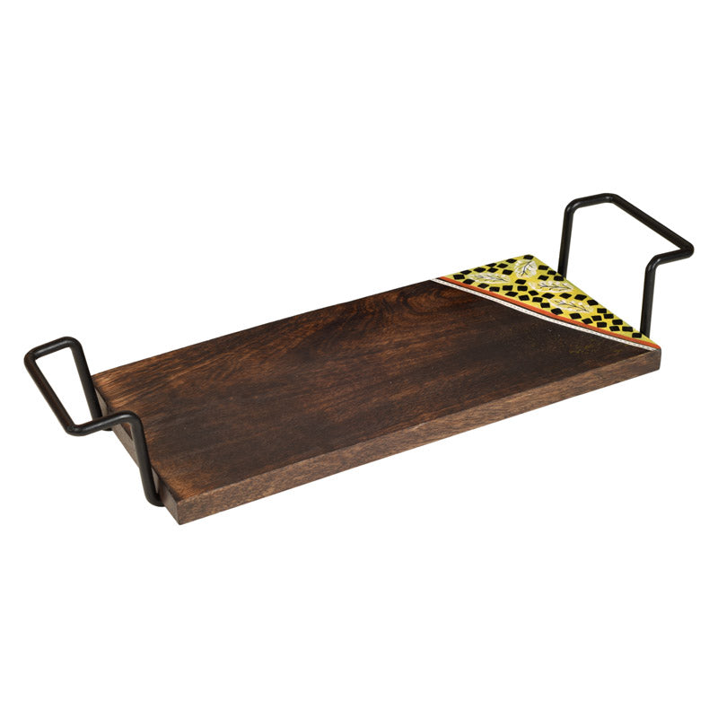 Buy Miko Wooden Tray Serving Tray from Vaaree