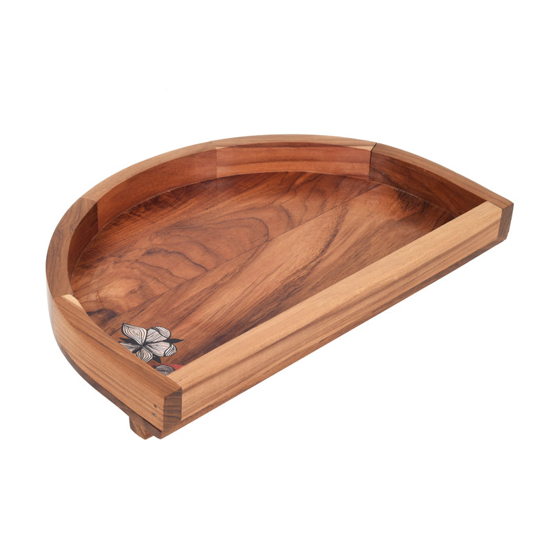 Serving Tray - Arty Hemi Rosewood Platter