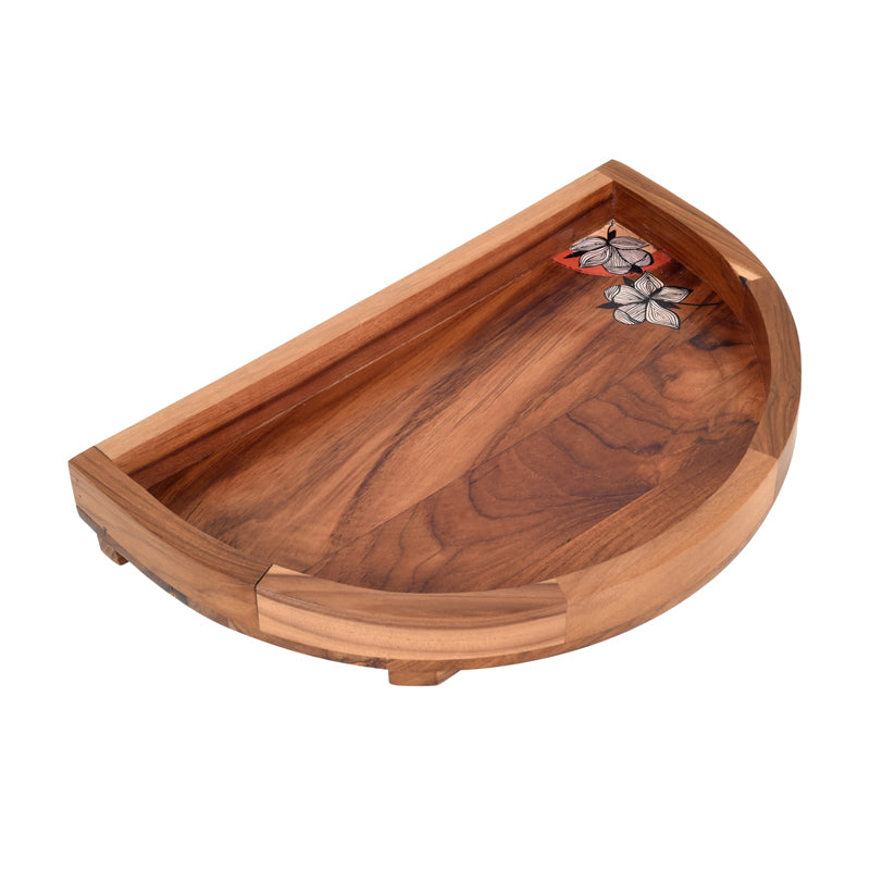 Serving Tray - Arty Hemi Rosewood Platter