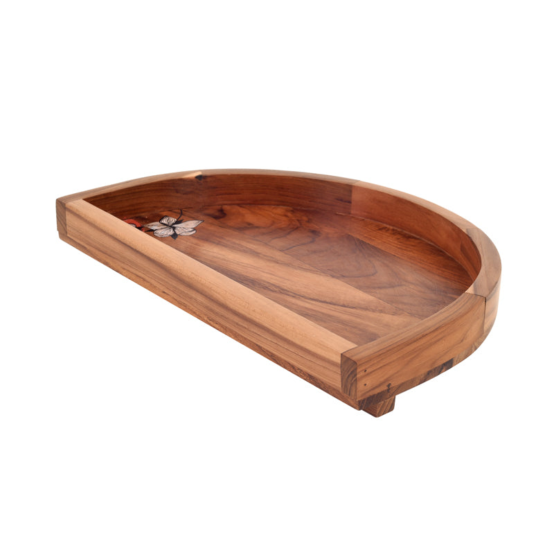 Serving Tray - Arty Hemi Rosewood Platter