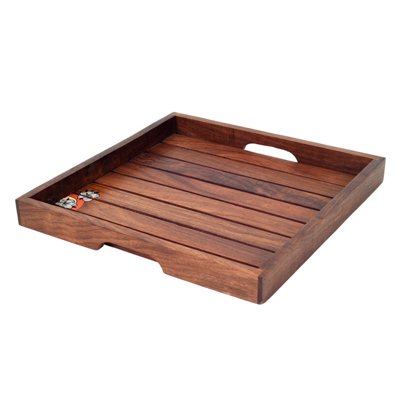 Serving Tray - Elco Rosewood Serving Tray - Four Piece Set