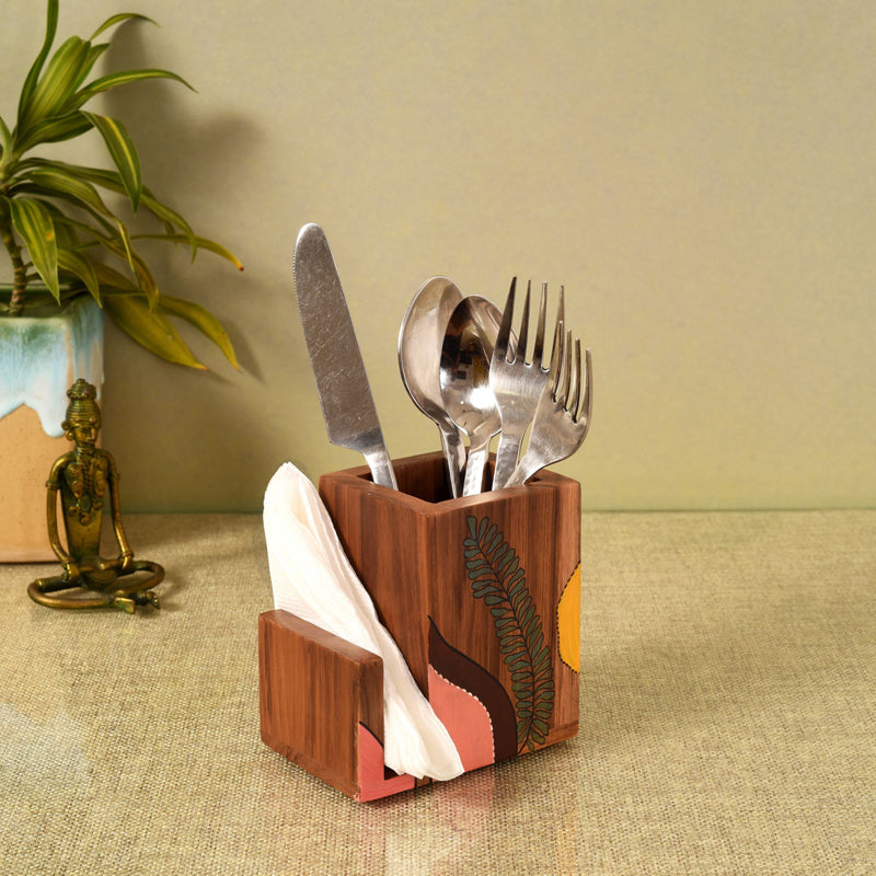 Cutlery Stand - Leafery Cutlery Holder