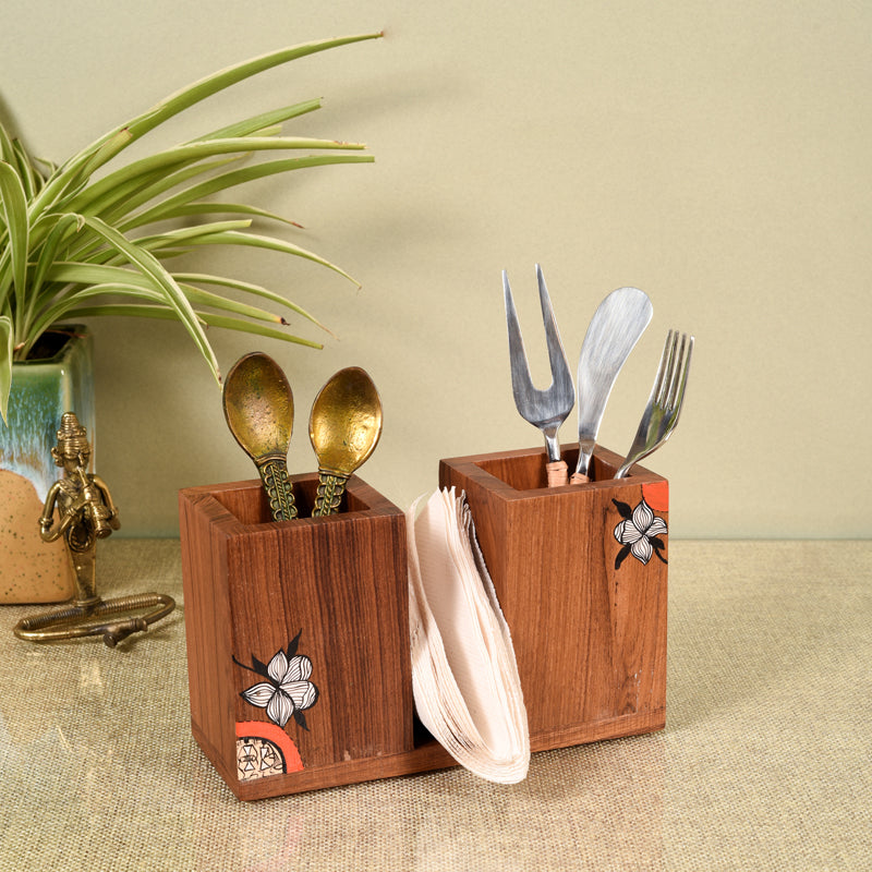 Buy Dahlia Flora Cutlery Stand Cutlery Stand from Vaaree