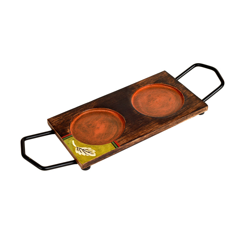 Buy Mego Snack Bowl With Tray Serving Tray from Vaaree