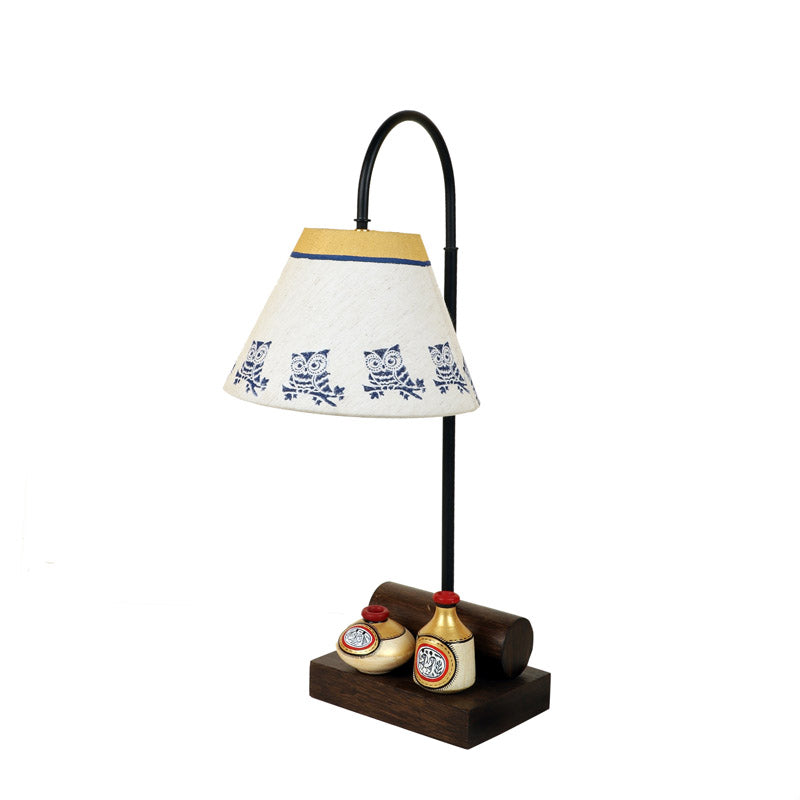 Buy Rajat Wooden Table Lamp Table Lamp from Vaaree