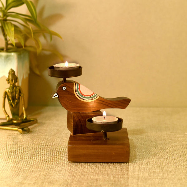 Buy Bird Gaurd Tealight Candle Holder Candle Holders from Vaaree