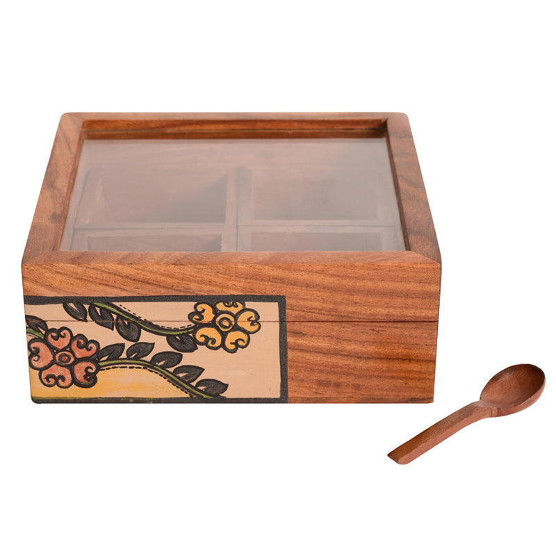 Buy Trimia Handcrafted Spice Box Masala Box from Vaaree