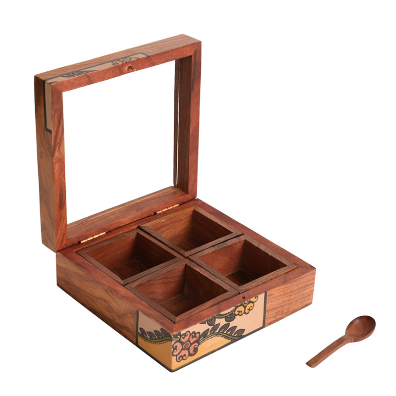 Buy Trimia Handcrafted Spice Box Masala Box from Vaaree