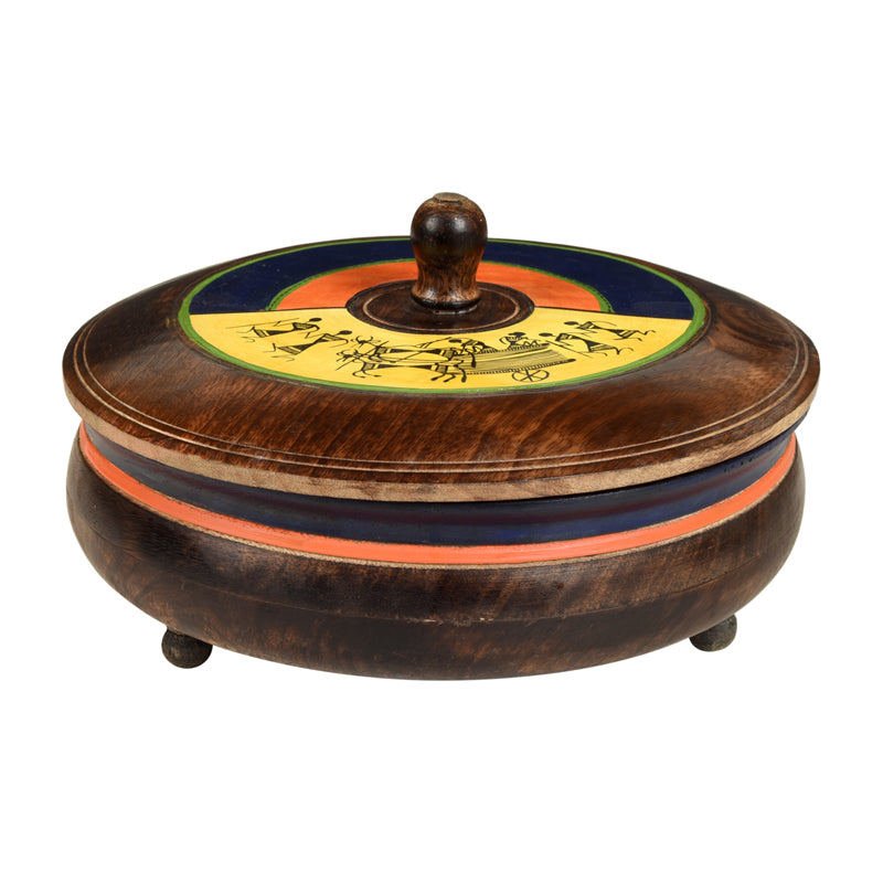 Buy Roe Handcrafted Mangowood Casserole Casserole from Vaaree