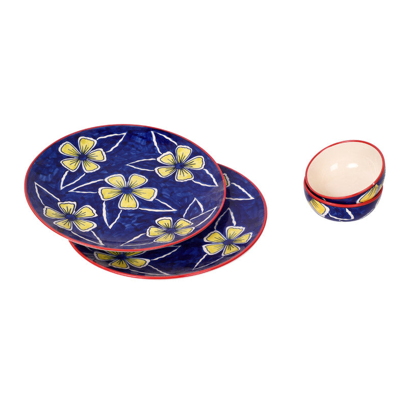 Buy Ruhaani Dinner Set - Four Piece Set Dinner Set from Vaaree