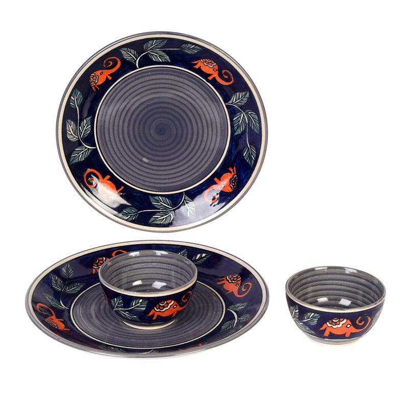 Buy Tusker Grace Dinner Set - Four Piece Set Dinner Set from Vaaree