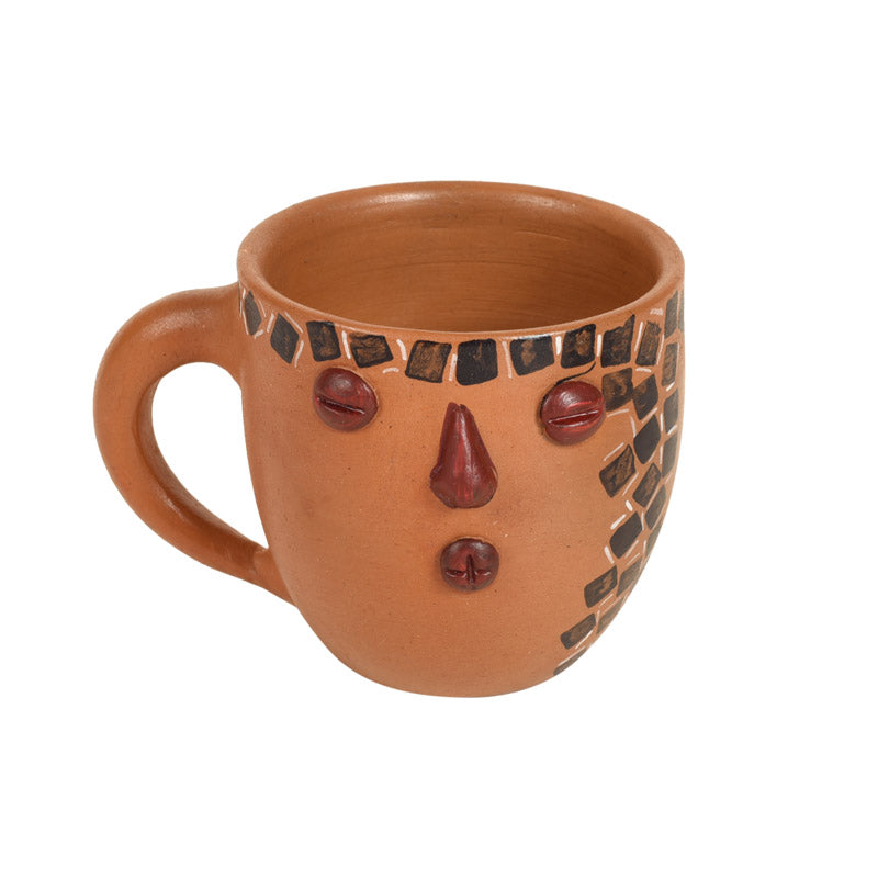 Buy Alethea Terracotta Cup (150 ML) - Set of Four Tea Cup & Saucer from Vaaree