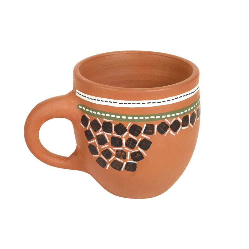 Buy Kaira Terracotta Cup (150 ML) - Set of Six Tea Cup & Saucer from Vaaree