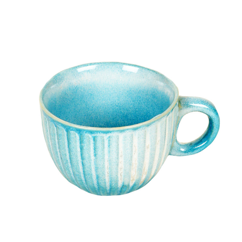 Buy Reyansh Ceramic Cup (135 ML) - Set of Six Tea Cup & Saucer from Vaaree