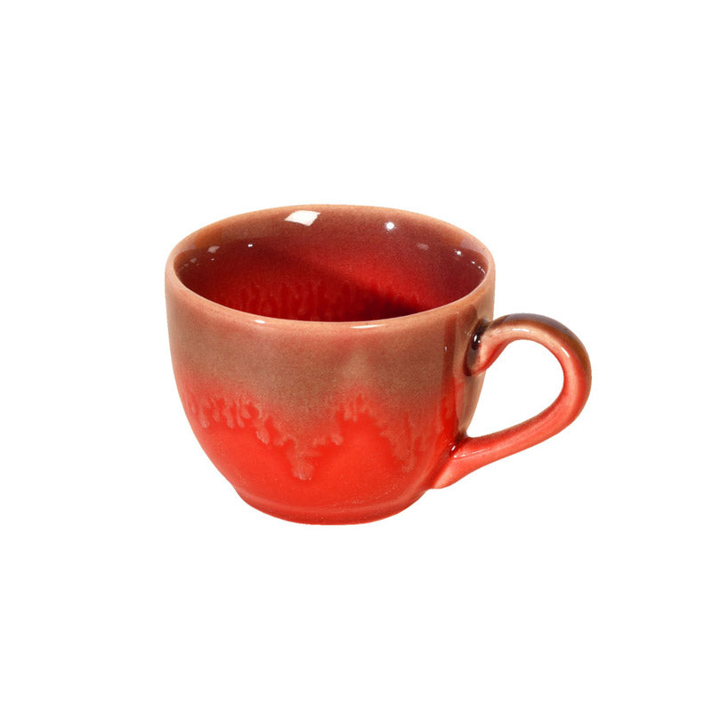 Buy Indrashish Ceramic Cup (150 ML) - Set of Six Tea Cup & Saucer from Vaaree