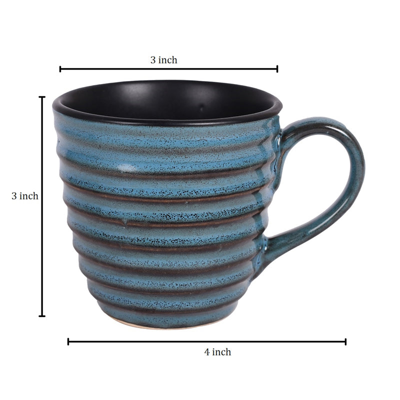 Mug & Tea Cup - Melto Ceramic Cup (150 ML) - Set Of Six