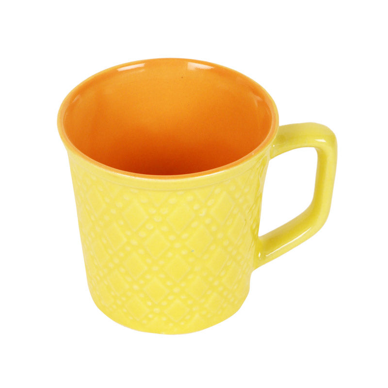 Buy Rabeeha Ceramic Cup (150 ML) - Set of Six Mugs from Vaaree