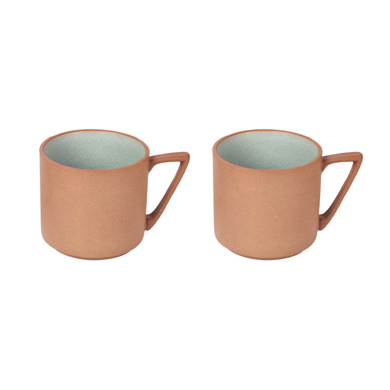 Buy Richa Ceramic Mug (150 ML) - Set of Two Tea Cup & Saucer from Vaaree