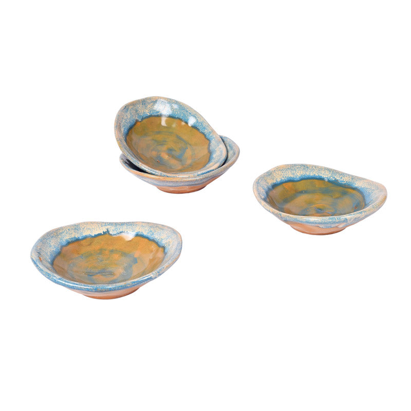 Buy Raveena Ceramic Serving Bowl (120 ML) - Set of Four Bowl from Vaaree