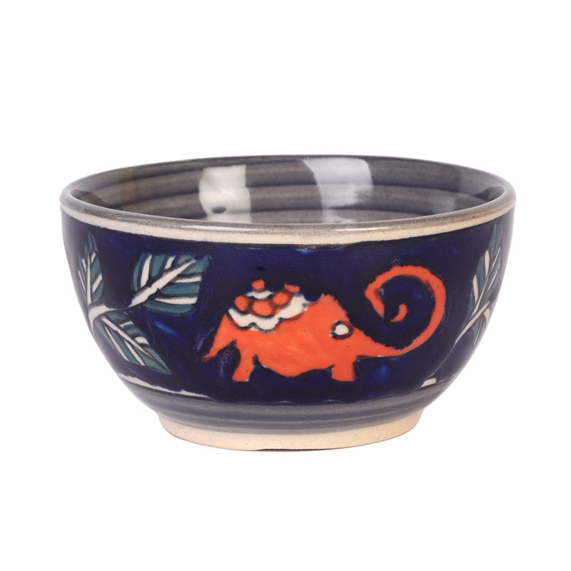 Buy Tusker Grace Ceramic Serving Bowl (150 ML) - Set of Six Bowl from Vaaree