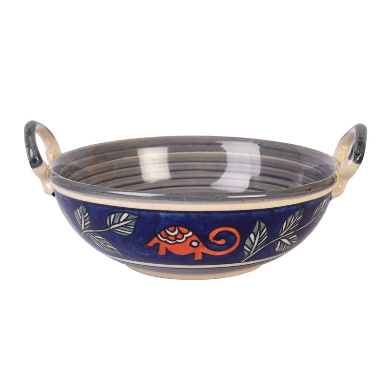 Buy Tusker Grace Ceramic Serving Bowl - Set of Three Bowl from Vaaree