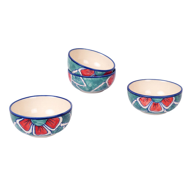 Buy Rachita Ceramic Serving Bowl (175 ML) - Set of Four Bowl from Vaaree