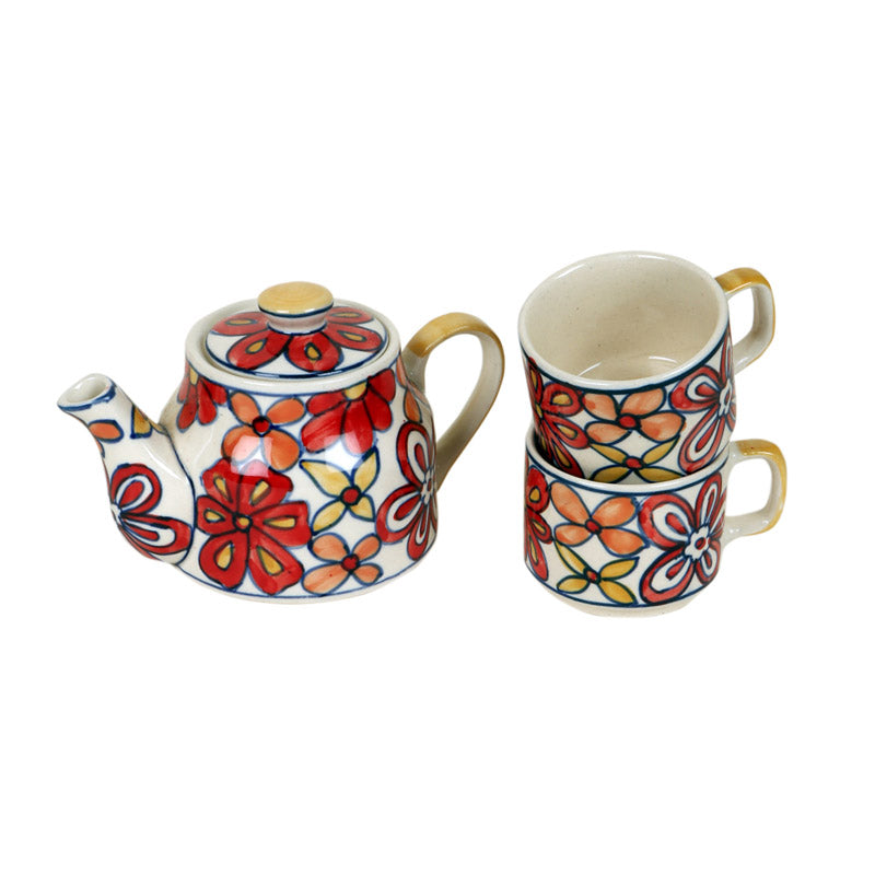 Buy Raga Kettle & Cup - Three Piece Set Mug & Tea Cup from Vaaree