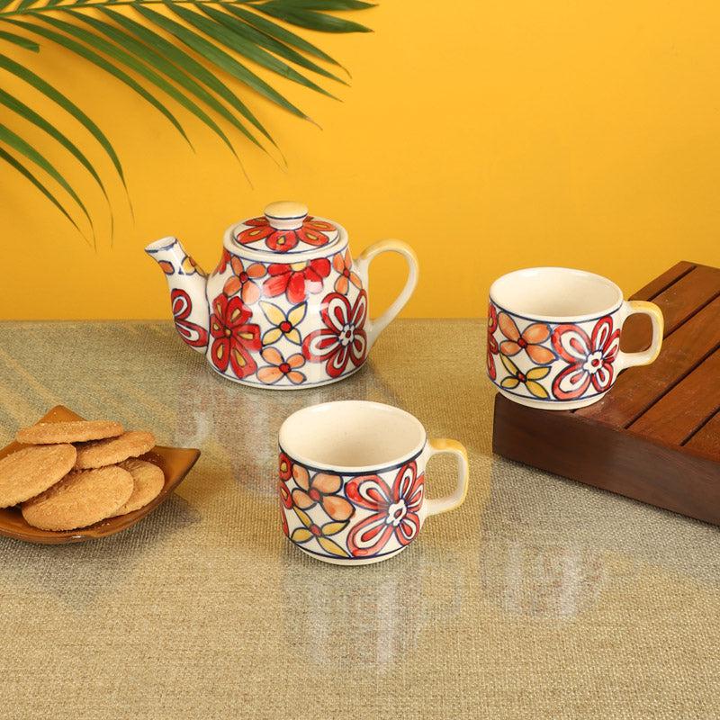 Buy Raga Kettle & Cup - Three Piece Set Mug & Tea Cup from Vaaree