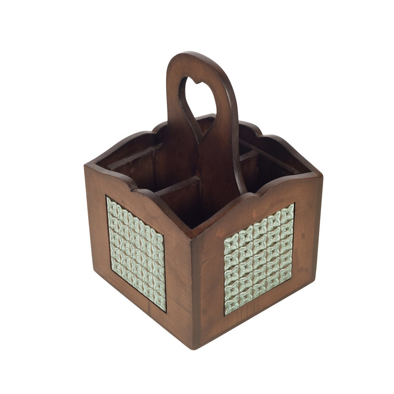 Buy Kapila Handcrafted Cutlery Holder Cutlery Stand from Vaaree